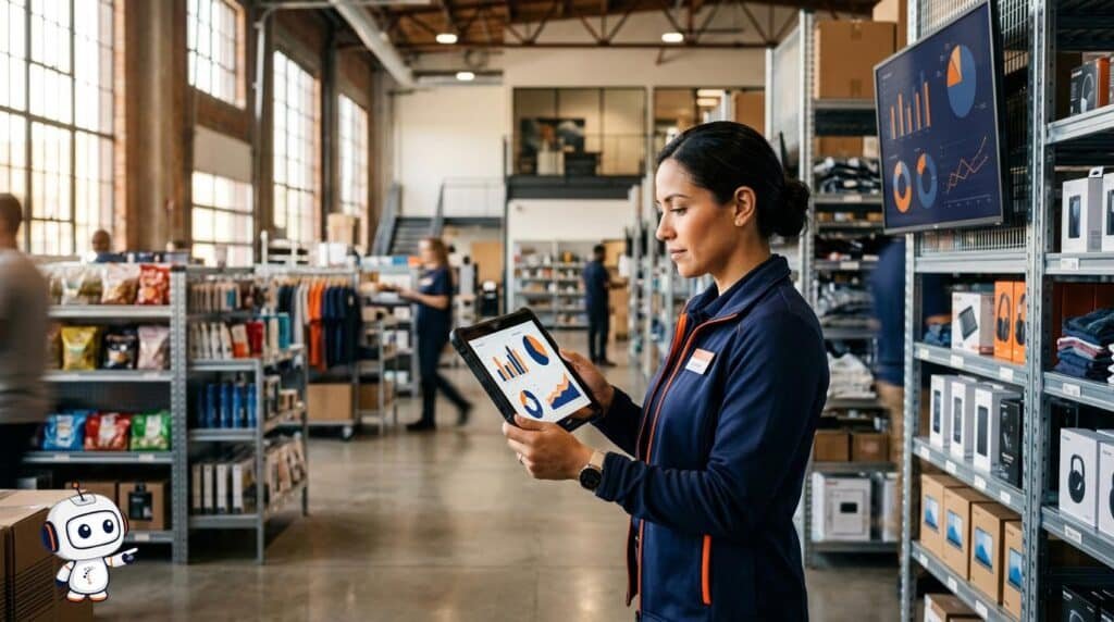 Arquitectura de integración de datos retail POS, ERP, ecommerce e inventario conectados a Power BI